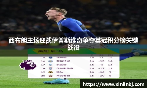 西布朗主场迎战伊普斯维奇争夺英冠积分榜关键战役